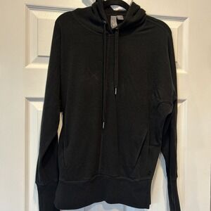Sweaty Betty Logn Sleeve Sweatshirt Escape Luxe‎ Hoodie Top Size 0 black Soft